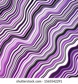 Dark Pink vector background with curves. Gradient illustration in simple style with bows. Template for cellphones.
