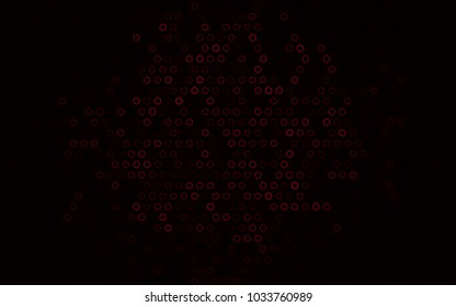 Dark Pink vector  background with dots. Glitter abstract illustration with blurred drops of rain. The pattern can be used for aqua ad, booklets.