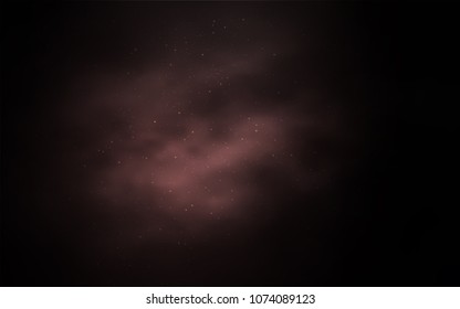 Dark Pink vector background with galaxy stars. Blurred decorative design in simple style with galaxy stars. Pattern for futuristic ad, booklets.