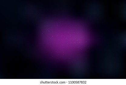 Dark Pink vector background with galaxy stars. Shining illustration with sky stars on abstract template. Template for cosmic backgrounds.