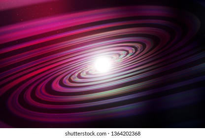 Dark Pink vector background with galaxy stars. Modern abstract illustration with Big Dipper stars. Pattern for astrology websites.