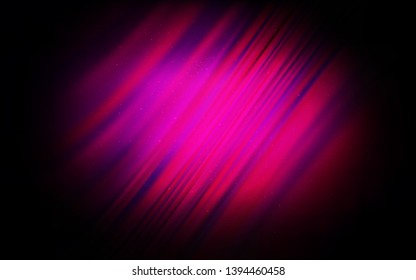 Dark Pink vector background with galaxy stars. Shining illustration with sky stars on abstract template. Pattern for astrology websites.