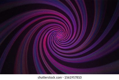 Dark Pink vector background with galaxy stars. Shining illustration with sky stars on abstract template. Pattern for astrology websites.
