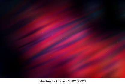 Dark Pink vector background with galaxy stars. Shining illustration with sky stars on abstract template. Pattern for futuristic ad, booklets.