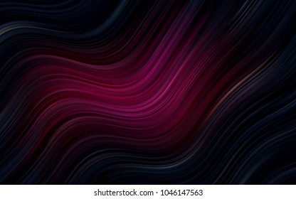 Dark Pink vector background with lamp shapes. Blurred geometric sample with gradient bubbles.  New composition for your brand book.