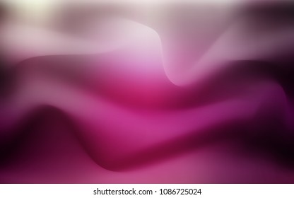 Dark Pink vector background with lamp shapes. A vague circumflex abstract illustration with gradient. Marble style for your business design.