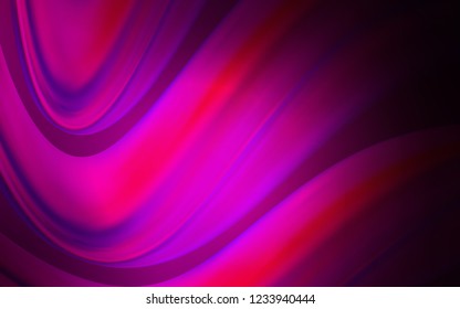 Dark Pink vector background with lamp shapes. Modern gradient abstract illustration with bandy lines. The elegant pattern for brand book.