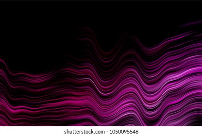 Dark Pink vector background with lava shapes. A vague circumflex abstract illustration with gradient. Pattern for your business design.