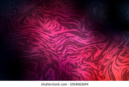 Dark Pink vector background with lava shapes. Geometric illustration in marble style with gradient.  A completely new memphis design for your business.