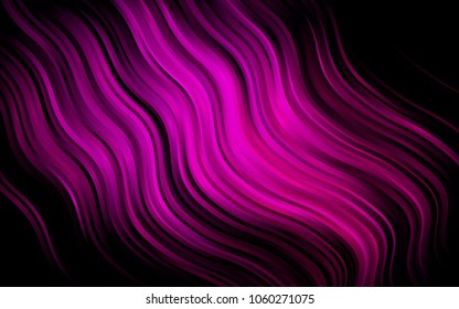 Dark Pink vector background with liquid shapes. Colorful abstract illustration with gradient lines. The best blurred design for your business.