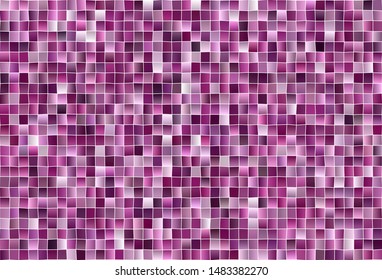 Dark Pink vector background in polygonal style. Glitter abstract illustration with rectangular shapes. The template can be used as a background.