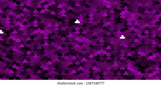Dark Pink vector background in polygonal style. Modern design with rectangles in abstract style. Template for cellphones.