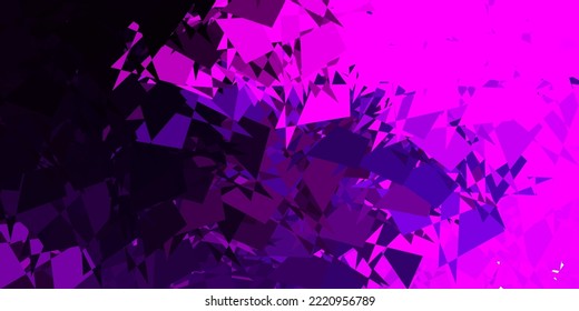 Dark pink vector background with random forms. Illustration with colorful shapes in abstract style. Simple illustration for your web site.