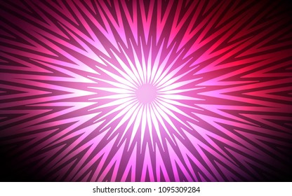 Dark Pink vector background with straight lines. Blurred decorative design in simple style with lines. Best design for your ad, poster, banner.