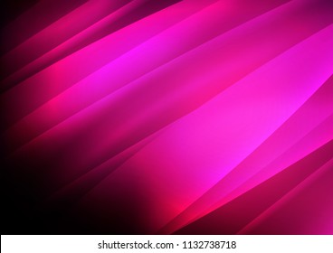 Dark Pink vector background with straight lines. Lines on blurred abstract background with gradient. Best design for your ad, poster, banner.