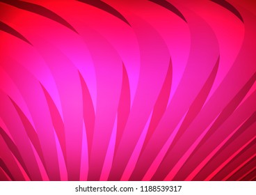 Dark Pink vector background with straight lines. Modern geometrical abstract illustration with staves. The template can be used as a background.