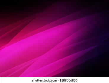 Dark Pink vector background with straight lines. Modern geometrical abstract illustration with staves. The pattern can be used as ads, poster, banner for commercial.