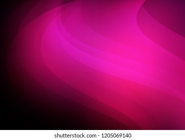 Dark Pink vector background with straight lines. Blurred decorative design in simple style with lines. Smart design for your business advert.