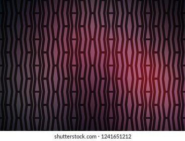 Dark Pink vector background with straight lines. Lines on blurred abstract background with gradient. Smart design for your business advert.