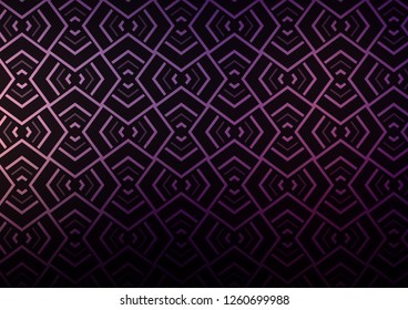 Dark Pink vector background with straight lines. Shining colored illustration with narrow lines. Backdrop for TV commercials.