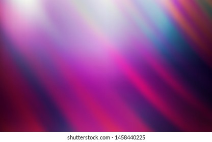 Dark Pink vector background with straight lines. Colorful shining illustration with lines on abstract template. Best design for your ad, poster, banner.