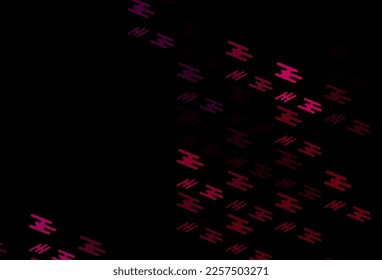 Dark Pink vector background with straight lines. Shining colored illustration with narrow lines. Pattern for business booklets, leaflets.