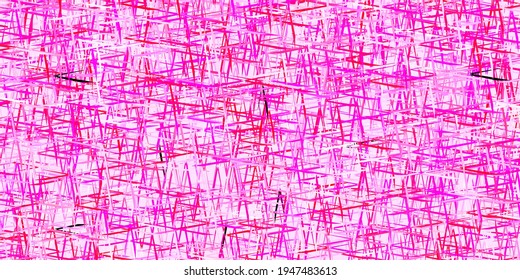 Dark Pink vector background with stright stripes. Modern geometrical abstract illustration with Lines. Pattern for your busines websites.