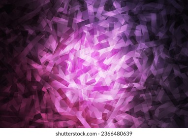 Dark Pink vector background with stright stripes. Blurred decorative design in simple style with lines. Best design for your ad, poster, banner.