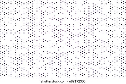 Dark Pink vector banner with circles, spheres. Abstract spots. Background of Art bubbles in halftone style with colored gradient.
