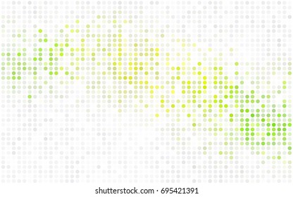 Dark Pink vector banner with circles, spheres. Abstract spots. Background of Art bubbles in halftone style with colored gradient.