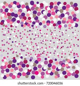 Dark Pink  vector banner with circles, spheres. Abstract spots. Background of Art bubbles in halftone style with colored 