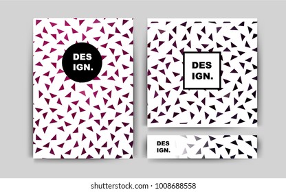 Dark Pink vector banner for websites. Modern abstract design concept with colorful gradient. Completely new template for your brand book.