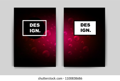 Dark Pink vector banner for websites. Glitter abstract design concept with text box. Pattern can be used as a template for calendars.