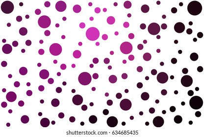Dark Pink vector banners set of circles, spheres. Abstract spots. Art Background of bubbles in halftone style with colored gradient.