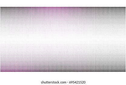 Dark Pink vector banners set of circles, spheres. Abstract spots. Art Background of bubbles in halftone style with colored gradient.