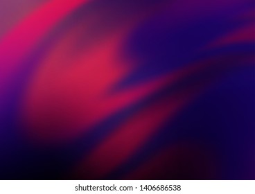 Dark Pink vector blurred background. Creative illustration in halftone style with gradient. The template can be used for your brand book.