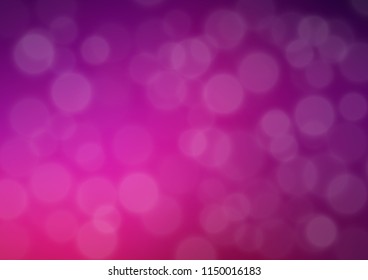 Dark Pink vector blurred bright template. A completely new color illustration in a bokeh style. The template for backgrounds of cell phones.