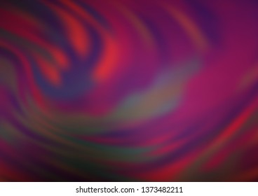 Dark Pink vector blurred bright template. Creative illustration in halftone style with gradient. The elegant pattern for brand book.