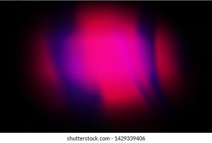 Dark Pink vector blurred bright texture. Colorful illustration in abstract style with gradient. Elegant background for a brand book.