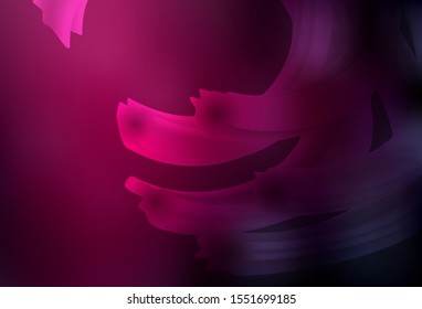 Dark Pink vector blurred bright pattern. Shining colorful illustration in smart style. Background for designs.