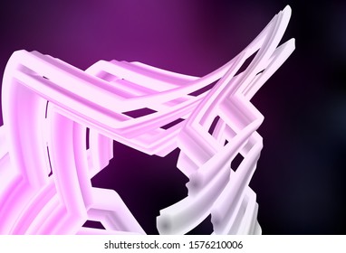 Dark Pink vector blurred bright template. Abstract colorful illustration with gradient. New way of your design.