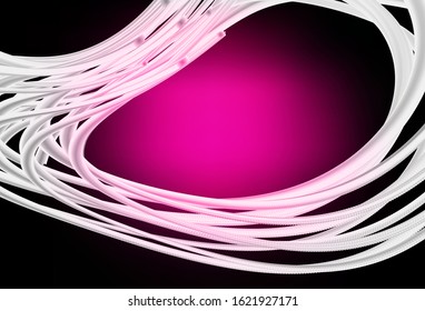 Dark Pink vector blurred bright texture. Colorful illustration in abstract style with gradient. New style design for your brand book.