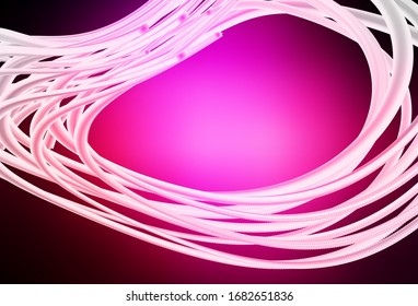 Dark Pink vector blurred bright pattern. A completely new colored illustration in blur style. New way of your design.