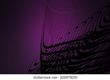 Dark Pink vector blurred bright pattern. New colored illustration in blur style with gradient. Background for a cell phone.
