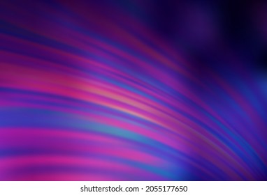 Dark Pink vector blurred bright texture. Creative illustration in halftone style with gradient. The best blurred design for your business.
