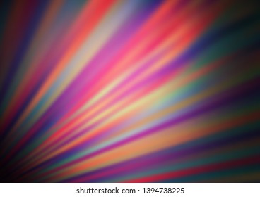 Dark Pink vector blurred and colored template. Colorful abstract illustration with gradient. The template can be used for your brand book.