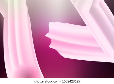 Dark Pink vector blurred and colored pattern. An elegant bright illustration with gradient. Blurred design for your web site.