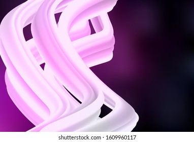 Dark Pink vector blurred and colored pattern. Shining colorful illustration in smart style. New design for your business.