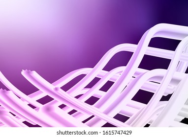 Dark Pink vector blurred and colored pattern. Glitter abstract illustration with gradient design. Blurred design for your web site.