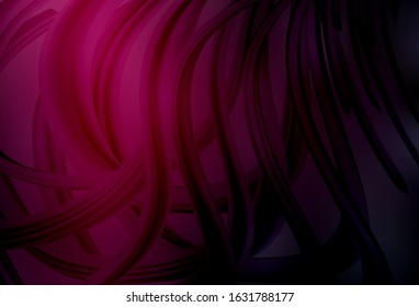Dark Pink vector blurred and colored pattern. Creative illustration in halftone style with gradient. New design for your business.